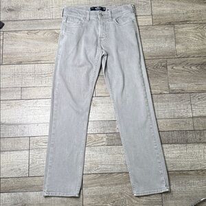 Hollister Slim Straight Gray Jeans